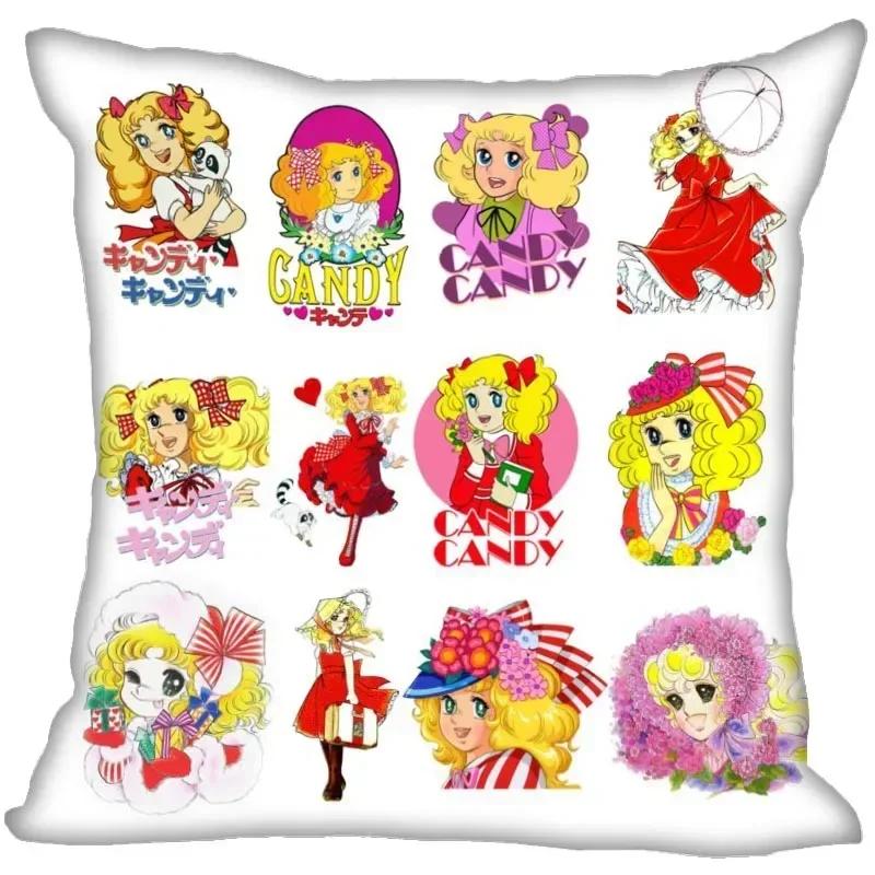 Candy Candy Polyester Cushion Cover Children's Room Decoration Pillow Case Living Room Chair Sofa Home Decoration 1007