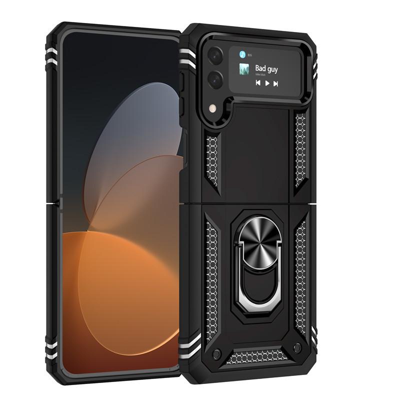 

Suitable for Samsung Z Flip5 Sergeant Ring Anti Fall Protector Fold4 Folding Bracket Mobile Case Samsung Z Filp 6