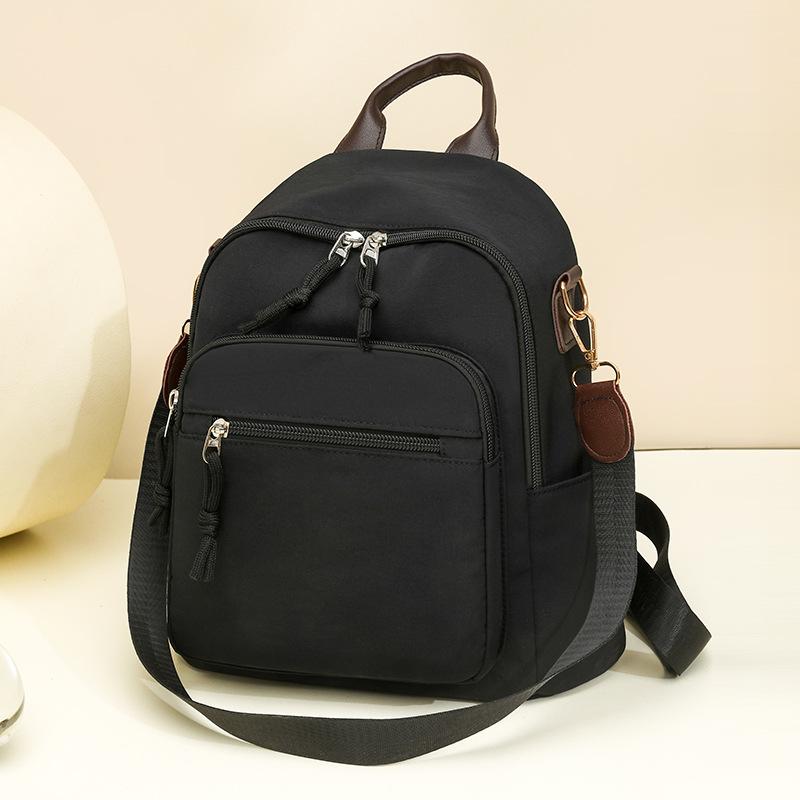 Lightweight Nylon Backpack for Women – Compact & Stylish Daypack with Multiple Pockets, Perfect for Travel, School, Work, and Daily Use