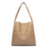 Borsa a tracolla da donna in vera pelle 3 scomparti borse a spalla femminili di alta qualità