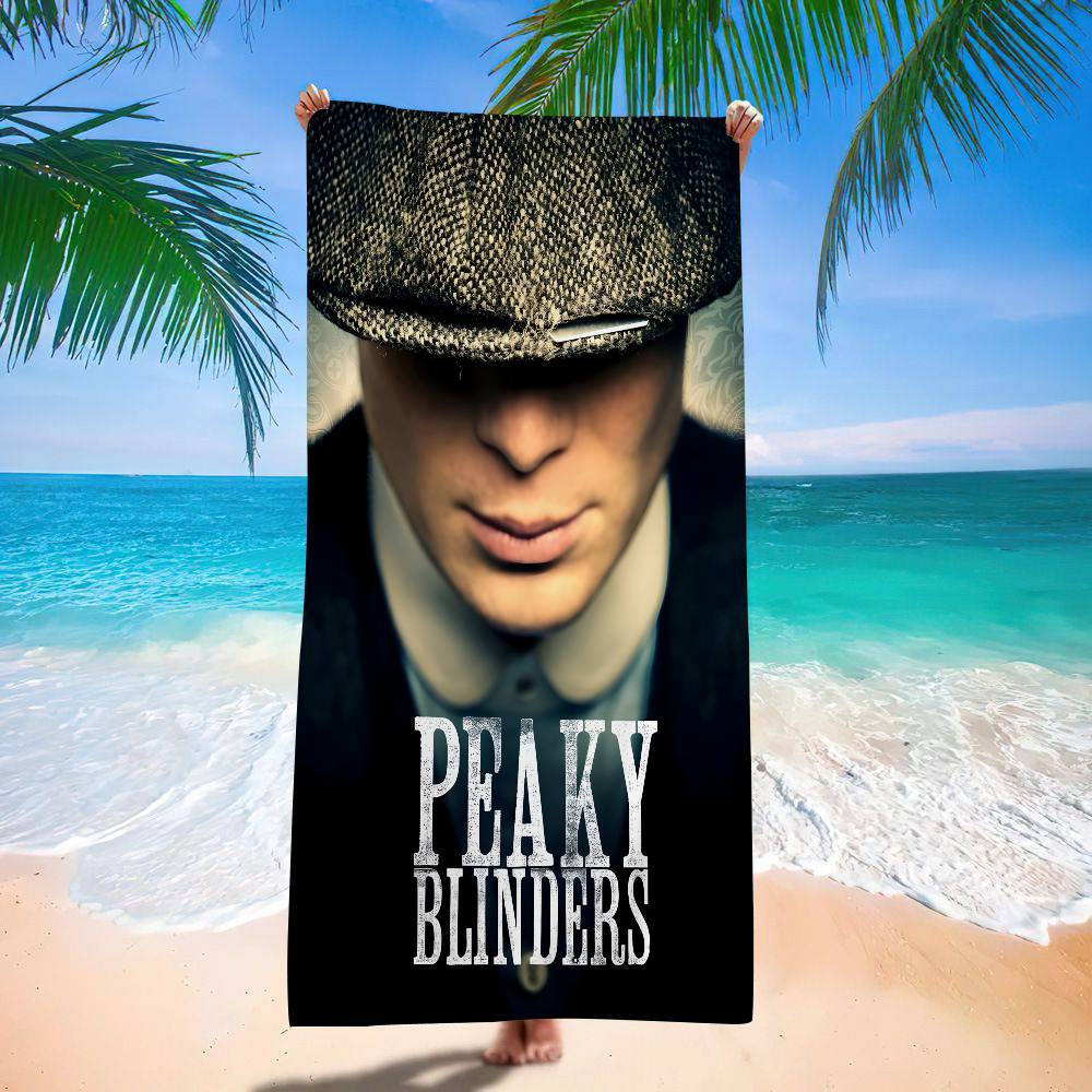P-Peaky B-Blinders TV Bath Towel Microfiber Soft Water Absorbing Breathable For Girl Kids Decorative Cartoon Beach Towel