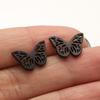 Women's Stainless Steel Angel Wing Butterfly Earrings – Cute Small Insect Design