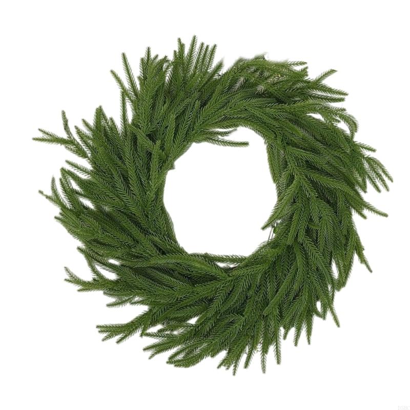 Christmas Norfolk Pine Garlands Real Touch Pine Artificial Garland Faux Greenery Garland Winter Christmas Garland for Table Xmas