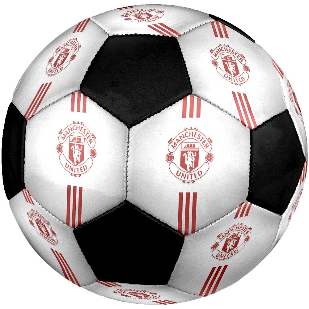 Manchester United F.C Soccer Ball Colorful All Ages Machine Stitched PVC Competition Ready Durable High-Bounce.SIZE5