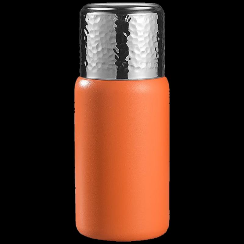 Woding 316 Stainless Steel Portable Insulated Flask with Hammered Texture
