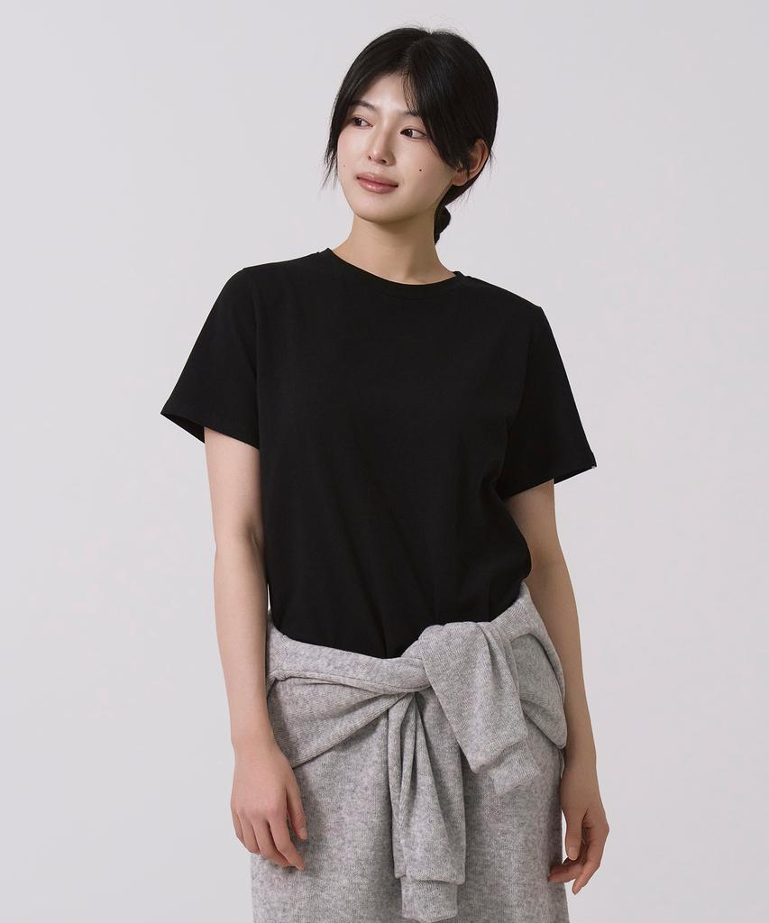 Sayu Basic Tension Short Sleeve T-Shirt Black
