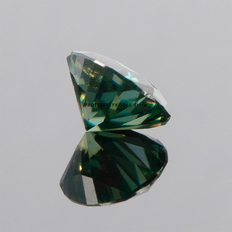 Cellacity Oval alb moissanit 3A piatră goală colier cercei inel cu piatră prin certificat cadou GRA