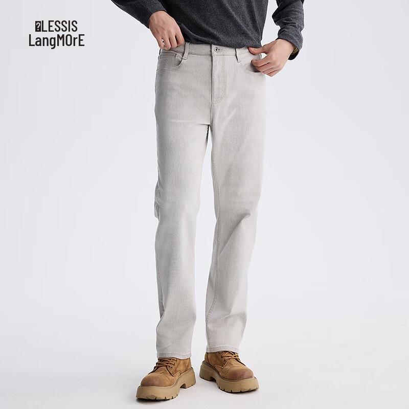 

Мужские 3D Джинсы LILANZ в стиле ретро, теплые, хорошо тянущиеся, прямого кроя 36 (180/92A)