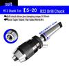 Self-Tightening Self-Locking Drill Chuck 1-13mm/1-16mm with Morse Taper Hole for Drill/Mill Machines