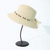 Bucket Hat Shell Decoration Vacation Shade Beach Hat Vacation Straw Hat