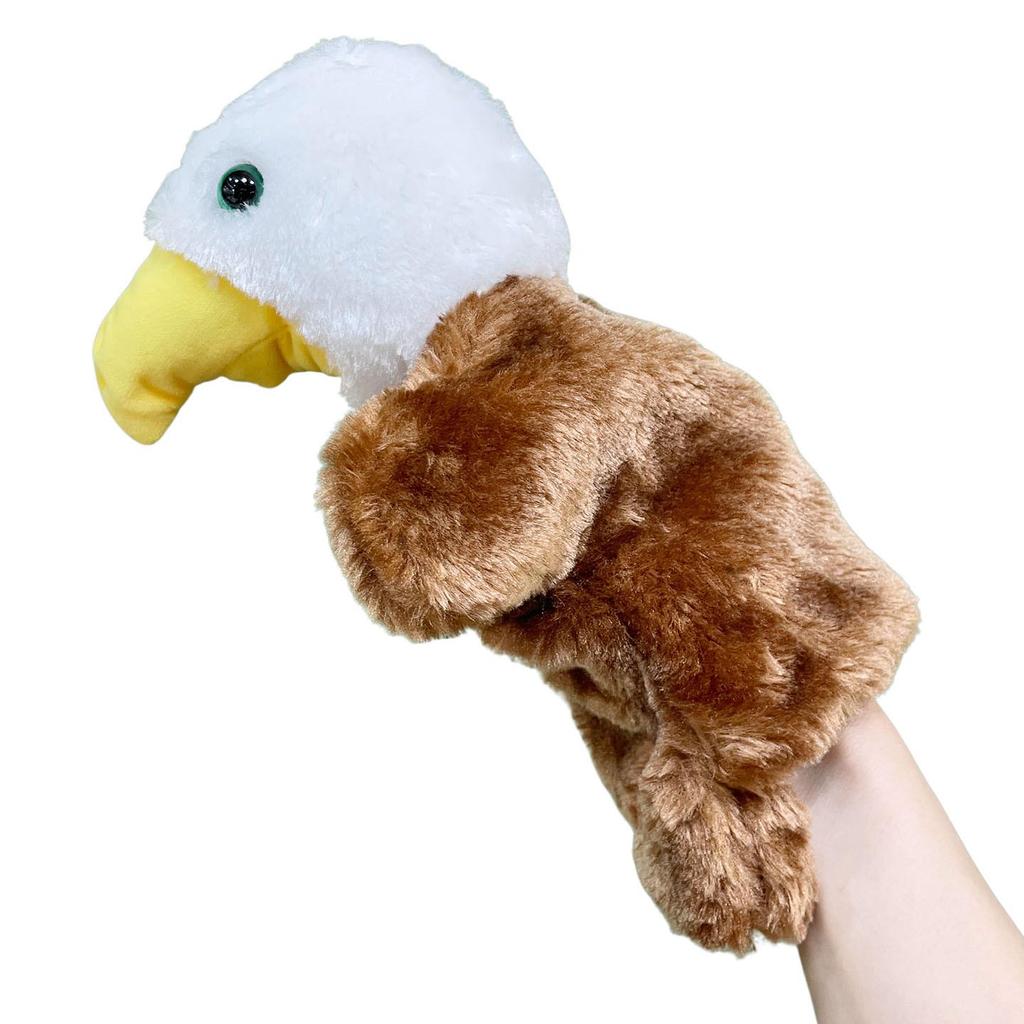 Plush Zodiac Animal Hand Puppet Dog - Parent-Child Toy Glove Set