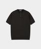 BIRBANTE Summer Washable Henley Neck Knit - Brown
