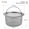 Kitchen Sink Filter Stainless Steel Sink Sewer Mesh Strainers Kitchen Tools Bathroom Floor Drains Hair Catcher Waste Plug Filter