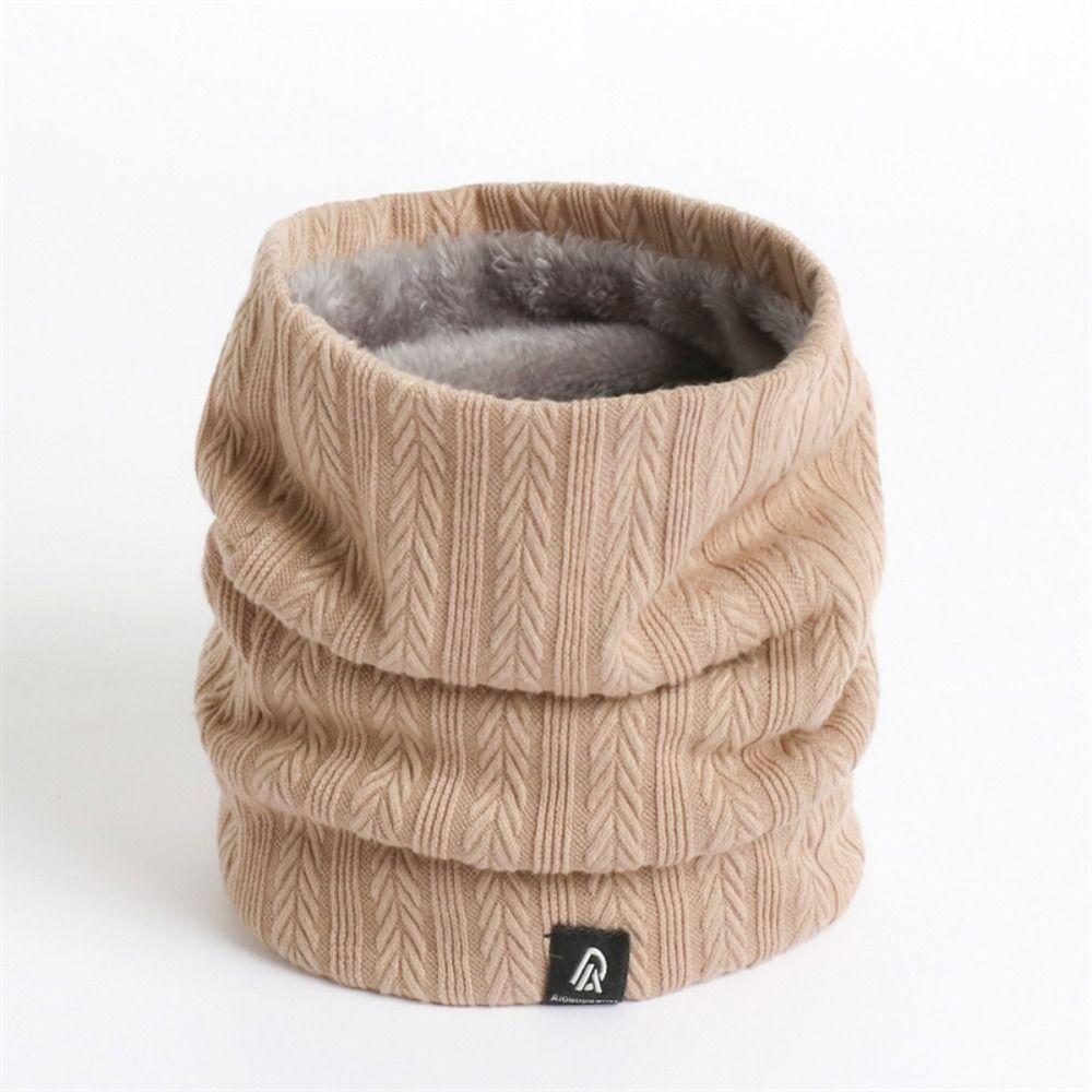 Circle Wrap Winter Ring Scarf Plush Warm Thick Muffler Multifunctional Full Face Mask
