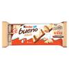 Wafer Kinder Bueno Branco em chocolate branco com recheio de leite e avelã 39 g (2 pedaços)