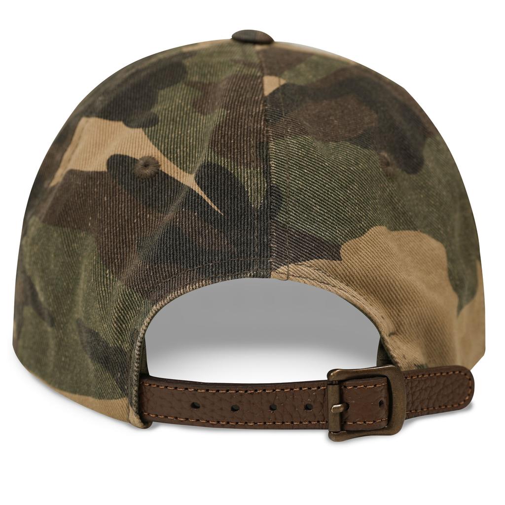 GUBIN Lettering Layered Camo Ball Cap