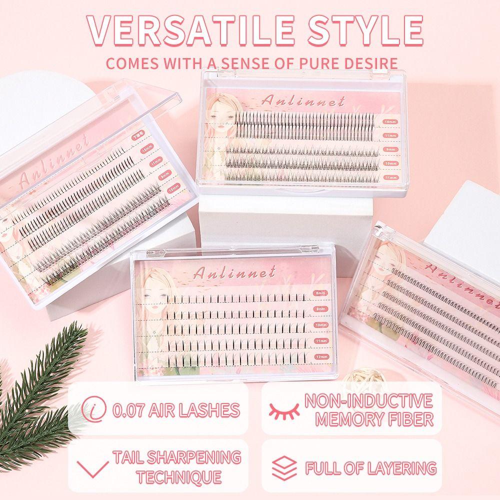 

Long Lasting DIY Natural Long Individual Eyelashes Premade Volume Fan Eyelashes Grafting Eyelashes