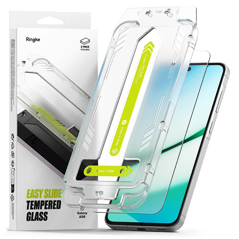 Ringke Easy Slide Hartglas 2er-Pack Galaxy A56 5G Klar
