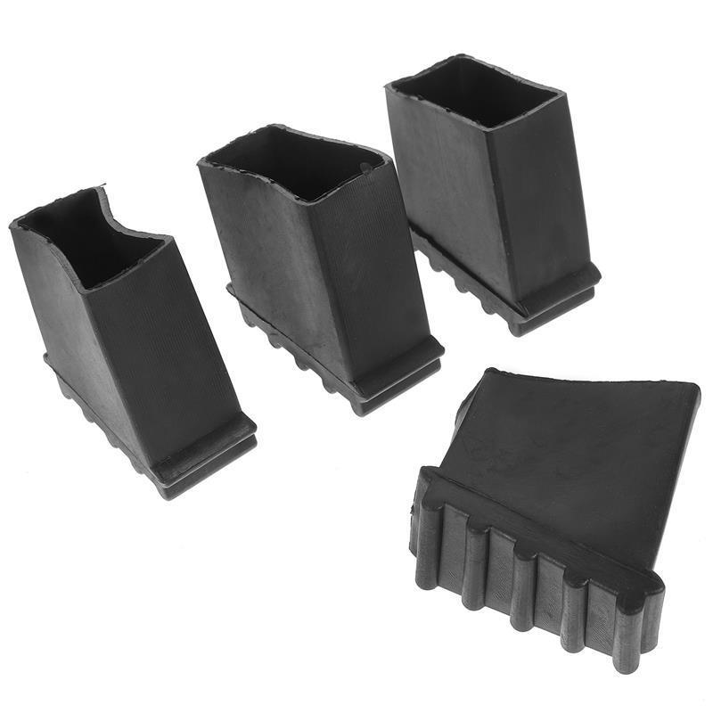 

4Pcs Step Ladder Feet Covers Versatile Ladder Leg Covers Non-Skid Ladder Pads Rubber Ladder Feet Covers(Random Patterns) чорний