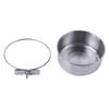Rabbit Hanging Hamster Clamp-on Food Dish Bird Feeder Cage Cup Water Drinker Parrot Feeding Bowl
