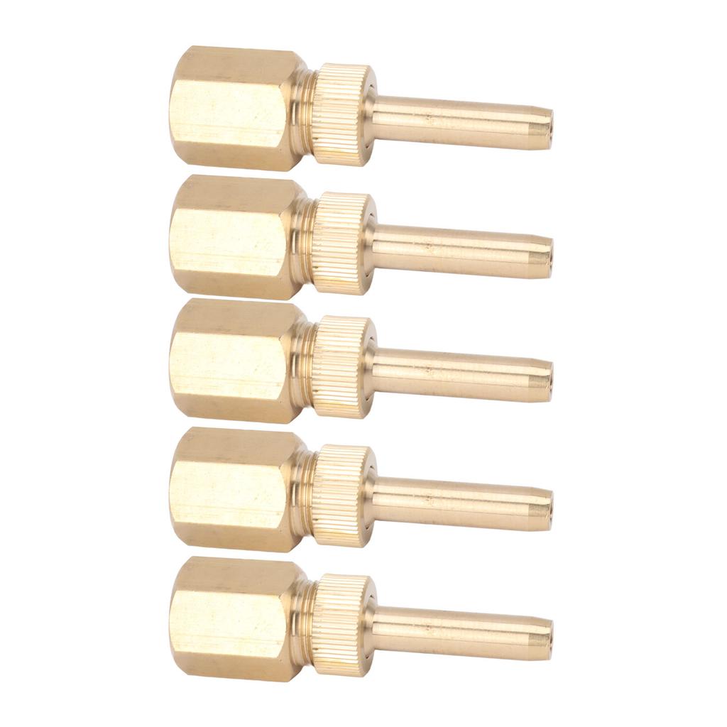 5PCS Fountain Nozzle Fountain Water Spray Sprinkler Head Swimming Pool Brass Deck Jet Nozzle Direct Injection G1 2in