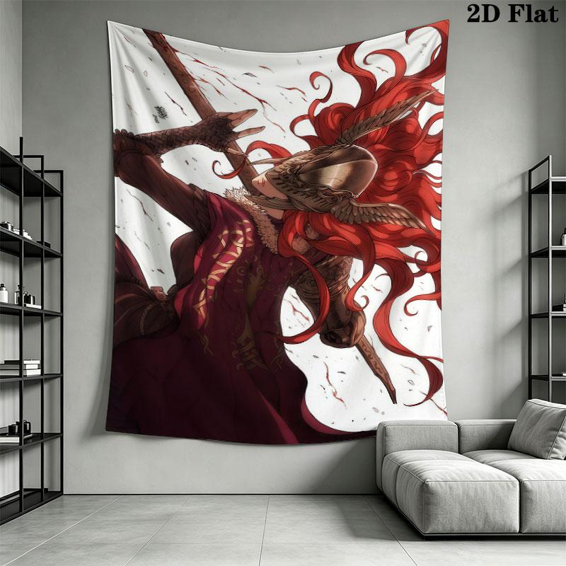 Malenia Rot Wall Hanging Printed Fabric Blanket Decorative Tapestries for Bedroom Living Room Home Decor