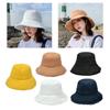 Sun Protection Women Bucket Hat Windproof Fisherman Cap Cotton Packable Sun Hat