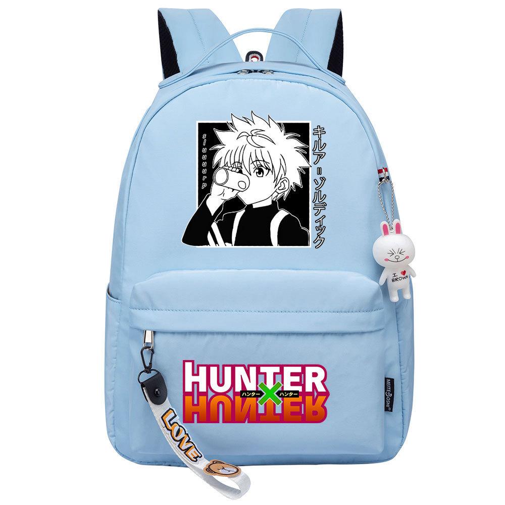 Popular Cartoon, Full-Time Hunter, Printed Schoolbag For Primary And Secondary School Students, Cute Girls' Casual Backpack.