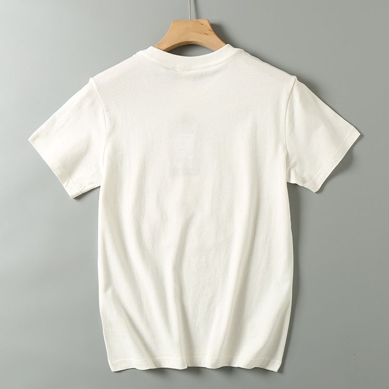 Five-Pointed Star Balance Cargo with Logo Cut off Retro Fashion Brand Short Sleeve T-shirt