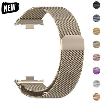 Stainless Steel Strap For Redmi Watch 4 Watch Band Milanese Loop Magnetic Bracelet For Xiaomi Mi Band 8 Pro Wristband Watch4