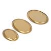 3pcs Stainless Steel Dessert Tray Mirror Polishing Process Snack Jewelry Display Tray