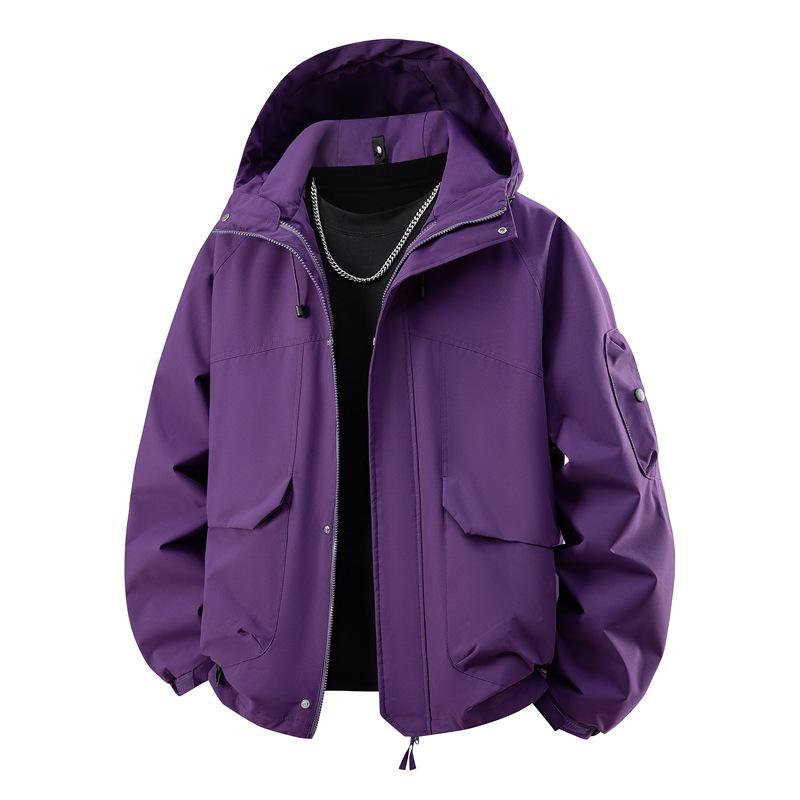 Unisex 3-in-1 Soft Shell Trekking Jacket – Warm, Windproof, Waterproof for Autumn/Winter
