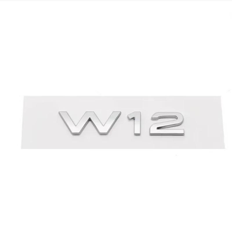 Suitable for A8L A6L S8 fender side label W12 word label car logo, modified W12 rear label car sticker