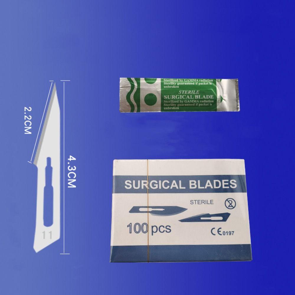 Cheap 100pcs High Carbon Steel Laboratory Blade 11 Scalpels Lab Knives