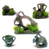 Landscape Artificial Broken Crock Landscape Fish Tanks Decorations for Aquariums Terrarium Shrimp Decrepit Ornaments