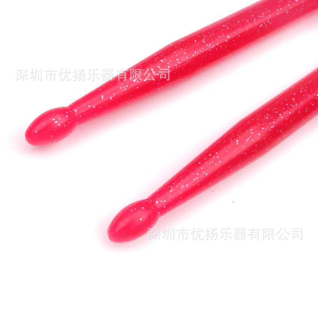 Nylon Drumstock Farbiger Kunststoff-Drumstock Schlagzeug-Set Langlebiger Drumstock Mehrfarbiges Drumstock-Set 5A