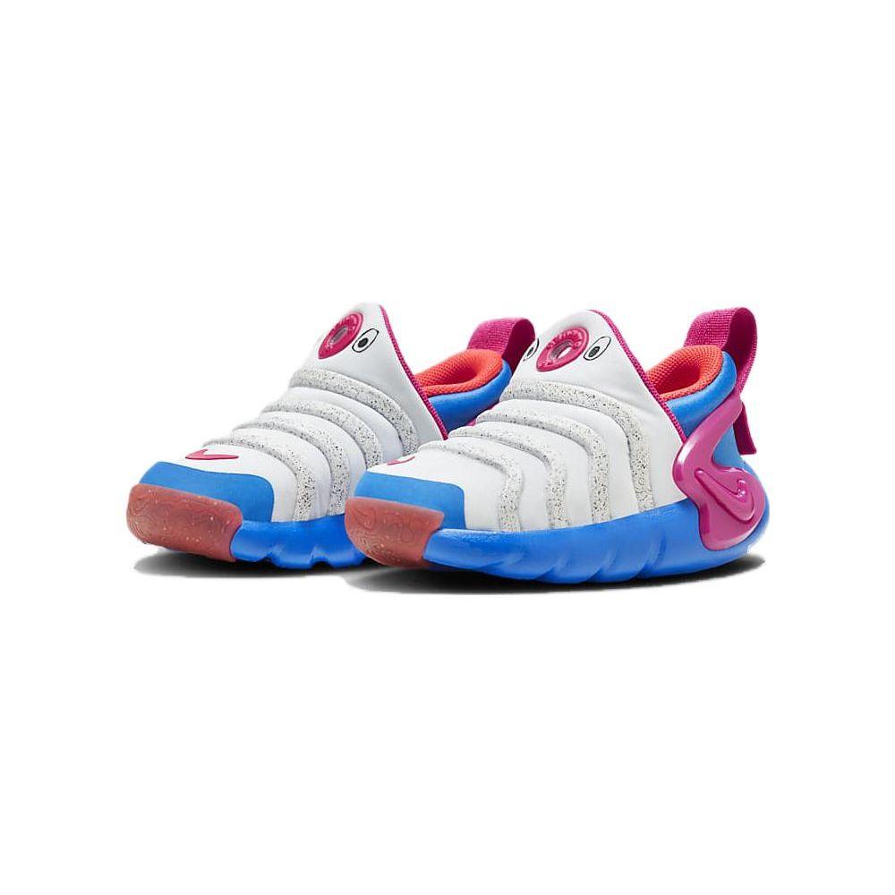 Nike Dynamo Go Soft Sole Comfortable Versatile Lightweight Non-Slip Low-Top Walking Shoes Baby Shoes White Blue Pink FB9099-400