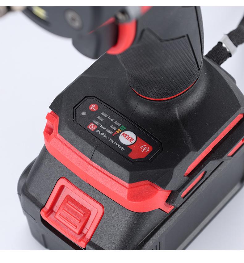 350N High-Power Brushless Electric Impact Wrench with Lithium Battery for Auto Repair