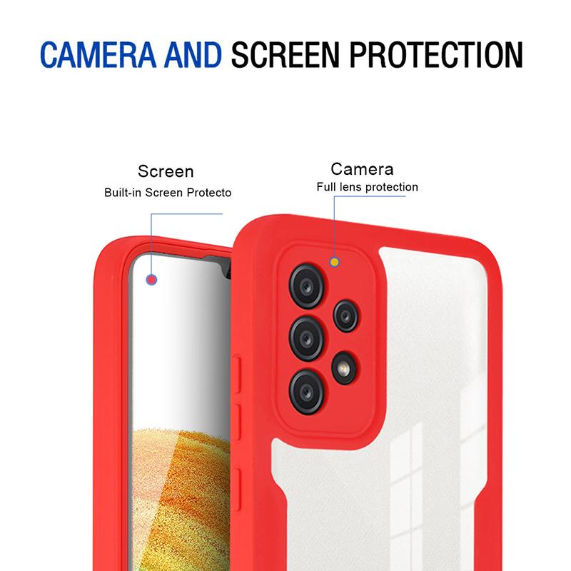 360 Full Body Screen Protector Transparent Case For OPPO A72 A74 A76 A79 A92 A92S A93 A94 A95 Phone Cover
