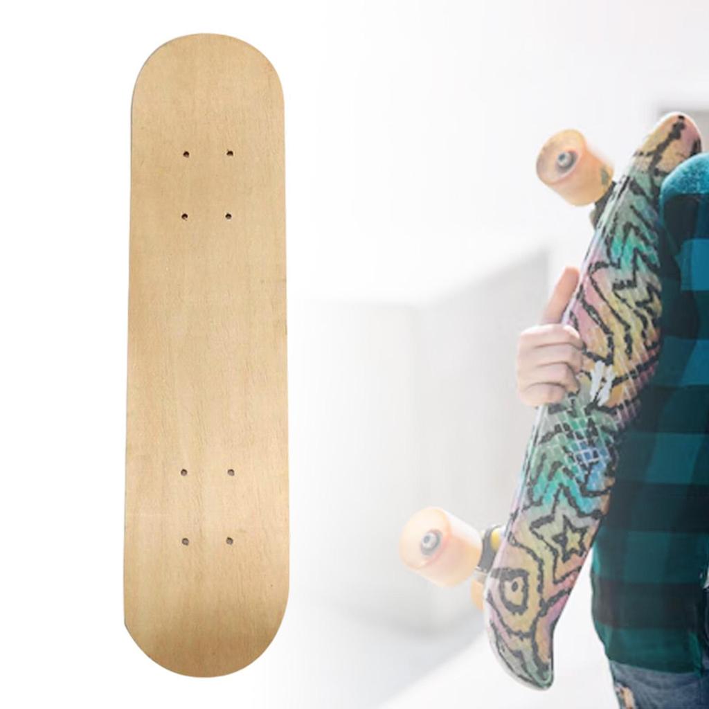 Blank Skateboard Deck Art Painting,Double Sided,Home Decor Unfinished Replacement Decoration for