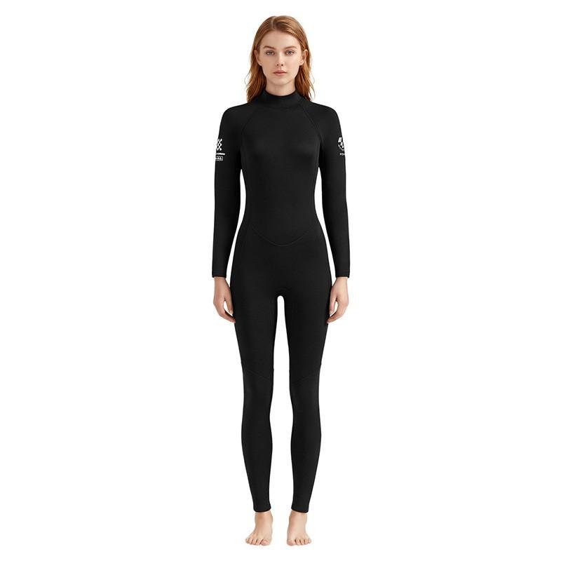 Muta Completa da 3mm Donna Termica in Neoprene Muta da Subacquea Snorkeling Surf Costume da Bagno Uso Estivo Invernale