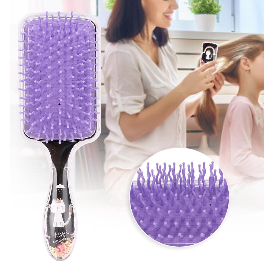 Cartoon Hair Comb Straight Curly Air Cushion Hairstyling Comb Hair Massage BrushCat