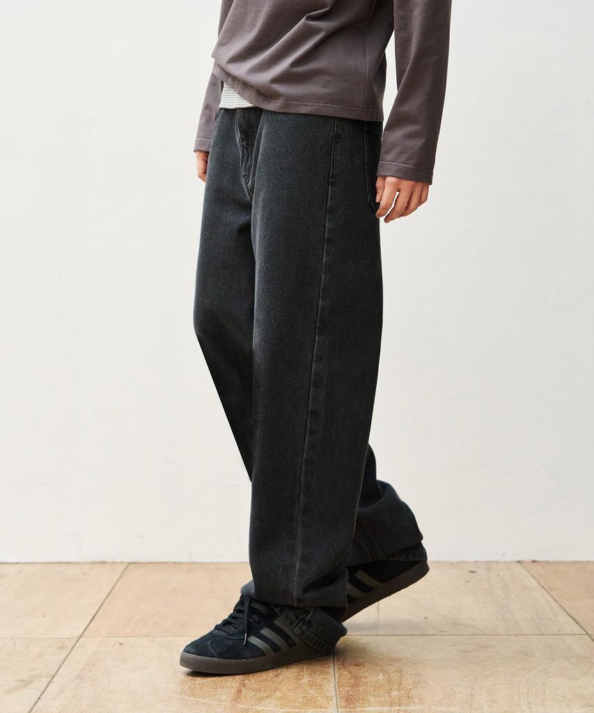 OURDAYZ Straight Denim Pants [Ash Black]