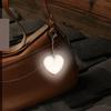 Rechargeable Love Shape Keychain Light Lightweight Heart Shape Bag Lamp  For Women/Girls