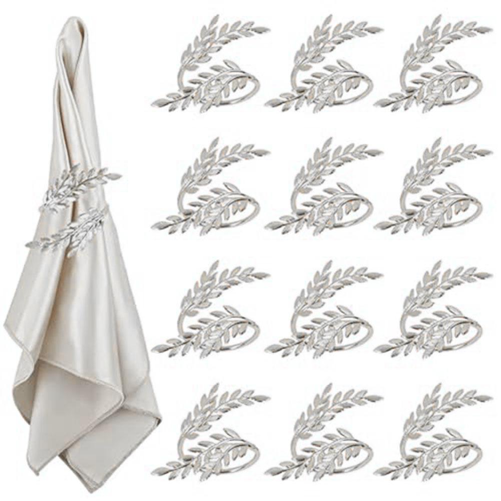 

Elegant Table Decor Napkin Rings Great For Events Sophisticated Design Silver