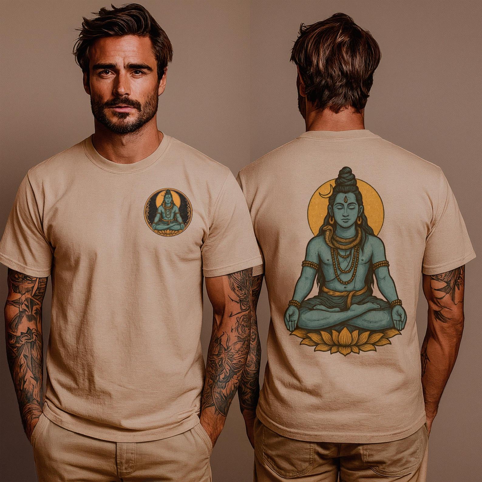 Shiva Shirt: Hindu God T-Shirt | Lord Shiva Unisex Tee | Meditation Shirt | Hindu Mythology | Yoga Lover Gift | Spiritual Retreats Apparel 4XL