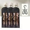 1pc Wig Storage Bag with Hanger Holder Case Dust-Proof Organizer for Professional Hair Extensions Water-Resistant Wig Pouch