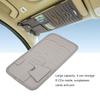 Multifunction PU Leather Car Sun Visor Holder Sunshade CD Storage Case Organizer Gray