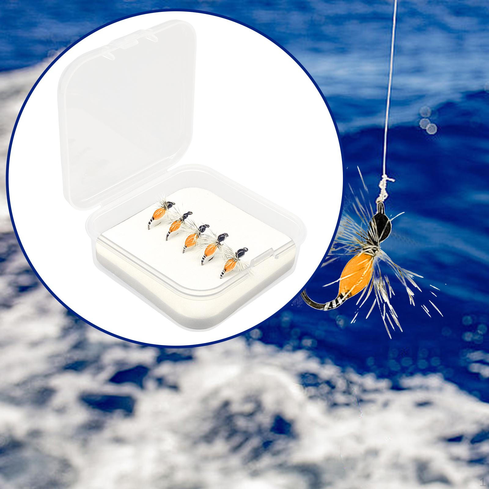 

Fly Fishing Lures Assortment for Trout And Bass orange 9mmx4mm