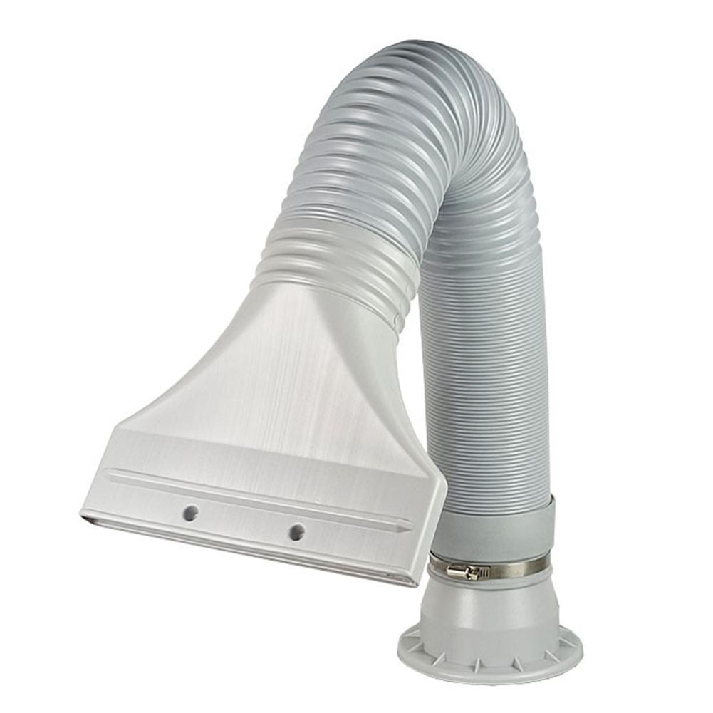 Flexibler Lüftungsschlauch Abluftschlauch Luftstromoptimierung Kunststoffkonstruktion Robustes Material Vielseitige Anwendungen Verstellbarer Abluftkanal